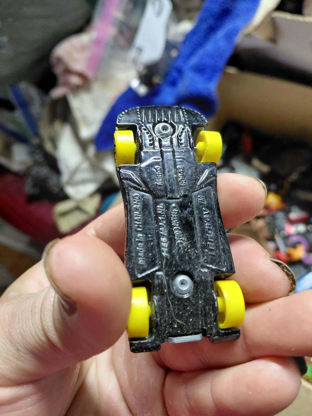 2015 Hot Wheels Nitrobot Attack Teegray diecast car.